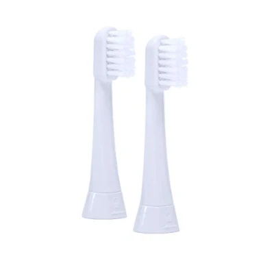 Afbeelding van 2 x Megaonex M8 vervangende borstelkoppen flat soft reserveborstels voor de Megasonex ultrasone tandenborstel