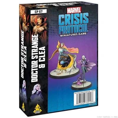 Afbeelding van Atomic Mass Games, Doctor Strange &amp; Clea, Miniatures Game, Ages 14+, 2 Players, 45 Minutes Playing Time, Multicolor, FFGCP67
