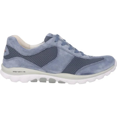 Afbeelding van Gabor rollingsoft sensitive 66.966.66 dames rollende wandelsneaker blauw maat 43 (EU) 9 (UK)