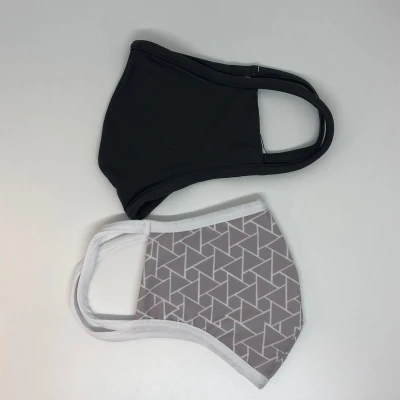 Afbeelding van Beeren Mondkapjes Heren Katoen/polyester Grijs Maat M 2 Stuks