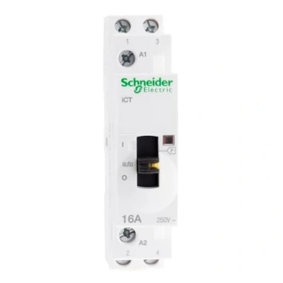 Afbeelding van Schneider electric magneetschakelaar ac ict 2no 16a 230 240v 50hz a9c23712