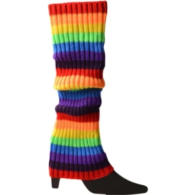 Afbeelding van New Age Devi Beenwarmers regenboog kleuren