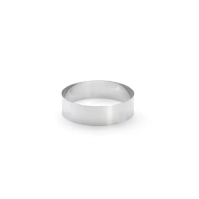 Afbeelding van de Buyer Taartring van roestvrij staal 16 cm diameter H 4,5 3989.16