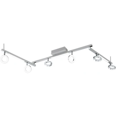 Afbeelding van EGLOÂ CardillioÂ 1Â Â SpotÂ 9Â LichtsÂ Aluminium,Â ChroomÂ Gesatineerd