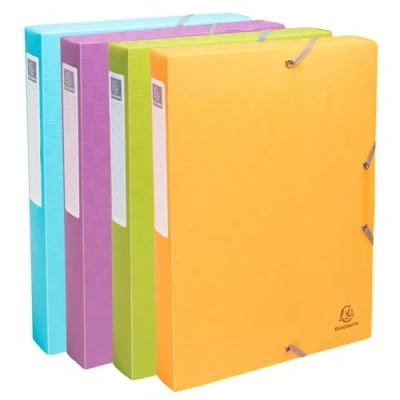 Afbeelding van Exacompta 8x Klasseerdoos rug 40mm gerecycled polypropyleen Pop&#039;N Co Geassorteerd 59990E
