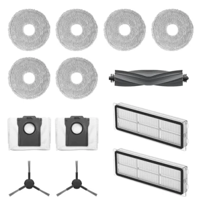 Afbeelding van Dreame Kit Accessori per robot L10s Plus Include 6x Panni mop (3 paia), 2x Filtri, Spazzole laterali, Sacchetti raccolta polvere, 1x Spazzola principale, originali