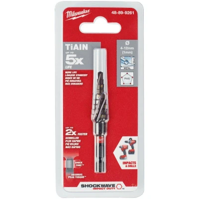 Afbeelding van Milwaukee Accessoires ShockWave Step Drill 4 12/1mm 1pc 48899261