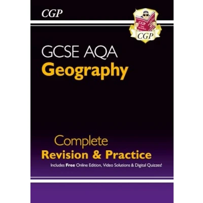 Afbeelding van GCSE Geography AQA Complete Revision &amp; Practice includes Online Edition, Videos Quizzes