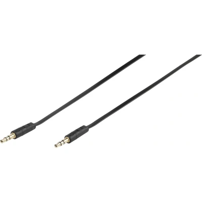 Afbeelding van Vivanco 46/10 15FG Audio Aansluitkabel [1x Jackplug male 3,5 mm 1x mm] 1.50 m Zwart