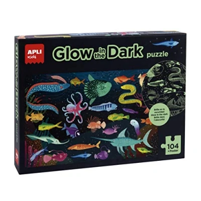 Afbeelding van VillaSabe APLI Glow in de dark puzzel Oceaan