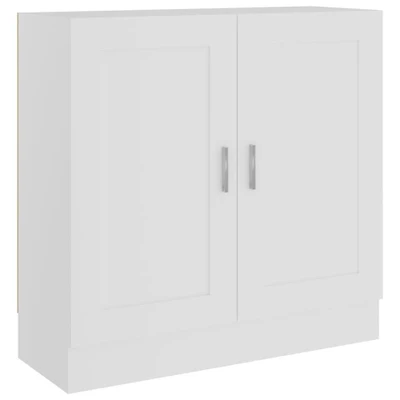 Afbeelding van Boekenkast 82,5x30,5x80 cm bewerkt hout wit