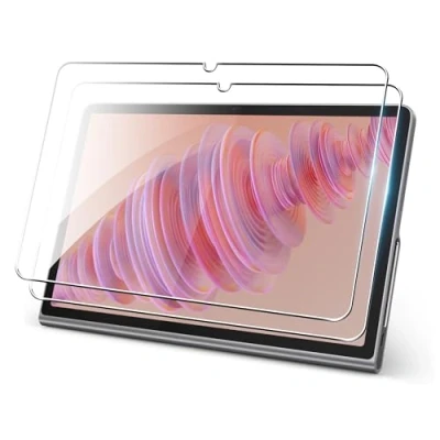 Afbeelding van Heioloo [2 Piezas Cristal Templado para Lenovo tab plus Protector de Pantalla Vidrio Templado, Sin Burbujas, hardheid 9H, bestand tegen Arañazos