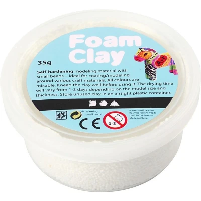 Afbeelding van Foam Clay klei wit 35 gram (78921)