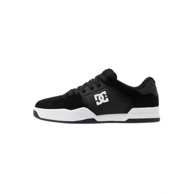 Afbeelding van DC Shoes Central Unisex Skateschoenen, Maat: 43, Black/white Leer en textiel