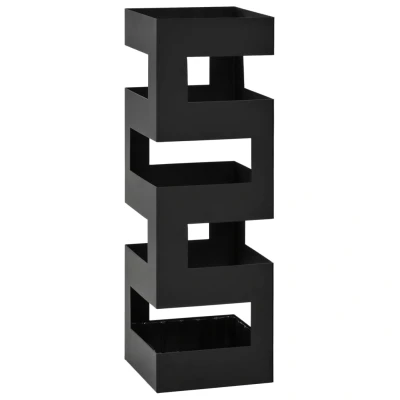 Afbeelding van Parapluhouder tetris staal zwart