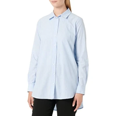 Afbeelding van Pieces Pcjiva Overhemdblouse, Dames, Maat: Large, Kentucky blue