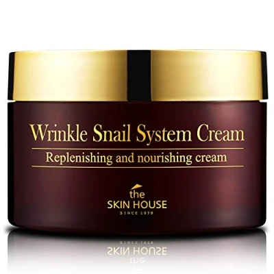 Afbeelding van THE SKIN HOUSE since 1979 anti rimpel crème slak systeem (3,38 ounce vloeibaar/100 ml), rimpel, aging, moisturizer, elasticiteit huid, nachtcrème gezicht