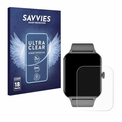 Afbeelding van Savvies Screenprotector voor Iowodo R50 1.85&quot; Folie Beschermfolie transparant (18 Stuks)