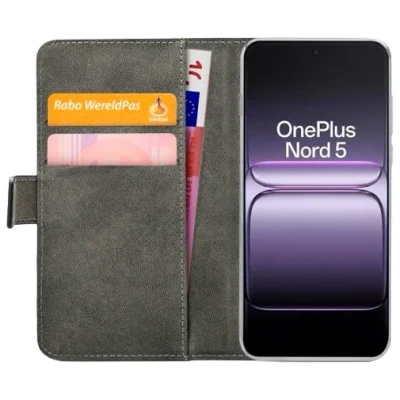 Afbeelding van Mobilize PU Leer Book Case Zwart OnePlus Nord 5