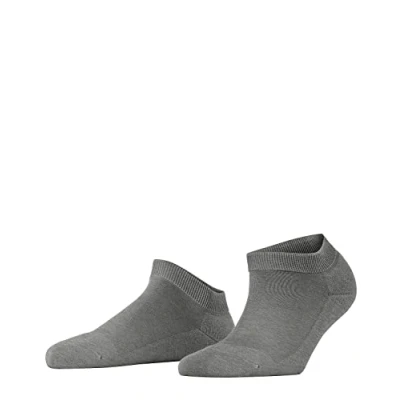 Afbeelding van FALKE ClimaWool temperatuurregulerend vochtregulerend duurzaam lyocell merinowol sneakersokken dames grijs Maat 41 42