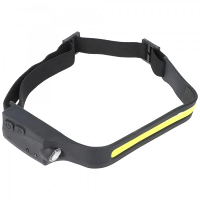 Afbeelding van Velamp BOWIE: Koplamp COB 600lm 2 in 1, met contactloze schakelaar. Oplaadbaar