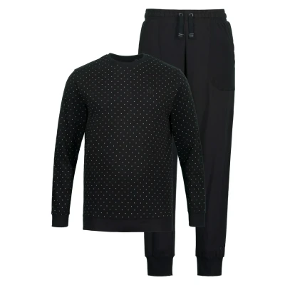 Afbeelding van JP1880 Pyjama, Heren, Maat: 8XL, Black