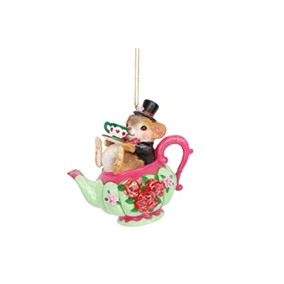 Afbeelding van Gisela Graham Dormouse in een teacup decoratie