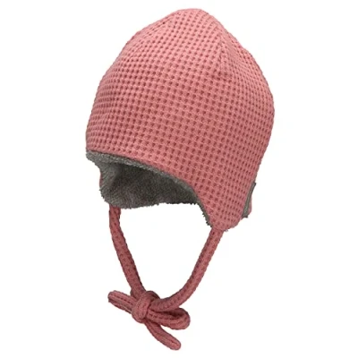 Afbeelding van Sterntaler Beanie wafel look roze