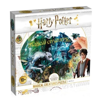 Afbeelding van Winning Moves Harry Potter Jigsaw Puzzle Magical Creatures 500 stukjes