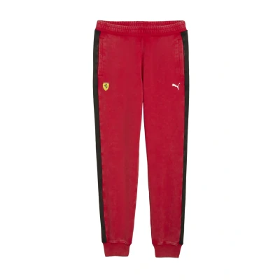 Afbeelding van Scuderia Ferrari T7 broek voor Heren, Rood, Maat S PUMA