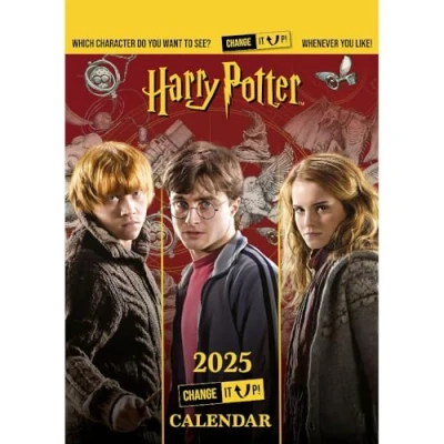 Afbeelding van Harry Potter Change it Up Month to View A3 Calendar Official Product 2025: Original Danilo Kalender [Mehrsprachig] [Kalender]