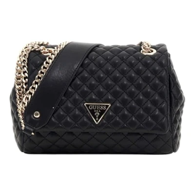 Afbeelding van Guess Rianee Xbody FLAP Handtas, Dames, Maat: One Size, Black