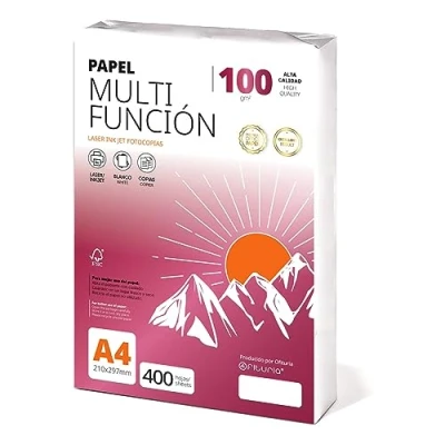 Afbeelding van Folios Ofituria A4, 100 g, 400 vellen, multifunctioneel papier voor printer, laserprinter en injectieprinter, kopieerapparaat, kantoor, schoolbenodigdheden, bladpakket (100 h)