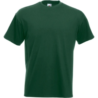 Afbeelding van Fruit of the Loom t shirts S donkergroen