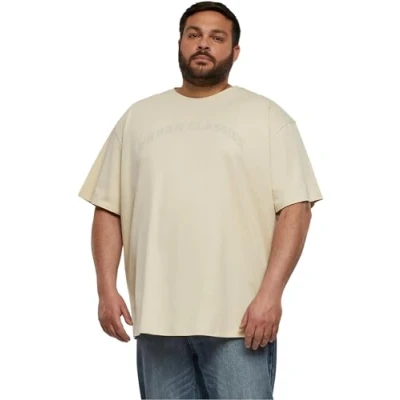 Afbeelding van Urban Classics Oversized GATE TEE Tshirt print, Heren, Maat: XXL, Sand
