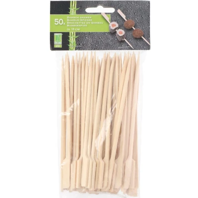 Afbeelding van Basic Bamboe Cocktailprikkers 15 Cm 50 Stuks