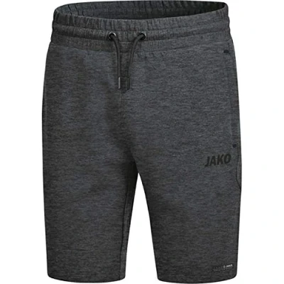 Afbeelding van JAKO Korte Broek Premium Basis, Dames, Antraciet Gemêleerd, 44