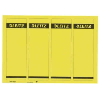 Afbeelding van Leitz Ordneretiketten 16852015 61.5 x 192 mm Papier Geel Permanent 100 stuk(s)