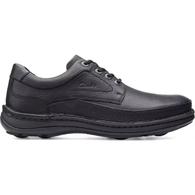 Afbeelding van Clarks Nature Three heren veterschoen zwart maat 44 (EU) 9.5 (UK)
