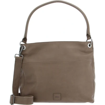 Afbeelding van FREDsBRUDER Leren Schoudertas PGL Karla Handbag Taupe Bruine