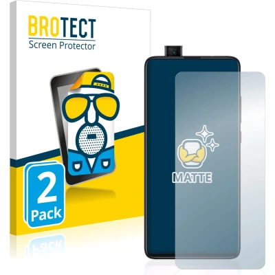 Afbeelding van BROTECT (2 Stuks) Antireflecterende Beschermfolie voor Xiaomi Mi 9T Pro Anti Glare Screen Protector, Mat, Ontspiegelend