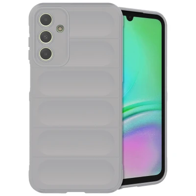 Afbeelding van Samsung Galaxy A15 (4G) Hoesje Siliconen en TPU (zacht) iMoshion Backcover/Softcase Grijs Telefoonhoesje