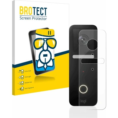 Afbeelding van BROTECT Screenprotector voor Logitech Circle View Doorbell Folie Beschermfolie Beschermglas transparant