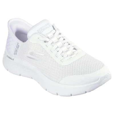 Afbeelding van Skechers Go Walk Flex Hands Free Slip ins Grand Entry Sneakers voor dames, Wit weelderige tuin, 36.5 EU