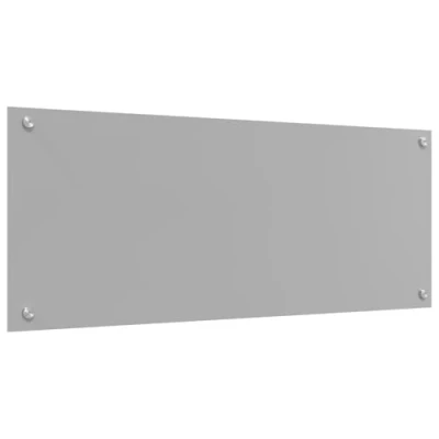 Afbeelding van vidaXL Keuken Backsplash Lichtgrijs Geharde glas 100 x 40 0.6 cm