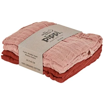 Afbeelding van Pippi Washandjes 4 pack misty rose