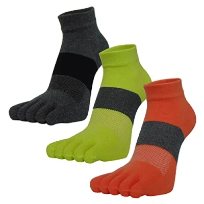 Afbeelding van MeiKan Teensokken, Sportsokken voor Heren en Dames, 3 Paar Unisex Sneaker Hardloopsokken