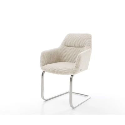 Afbeelding van sledemodel Pejo Flex vlak roestvrij staal cord beige