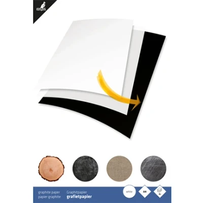 Afbeelding van Grafietpapier Kangaro wit