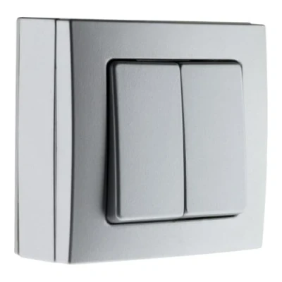 Afbeelding van Va &amp; Vient double 10A saillie borne auto Bel&#039;Vue chroom